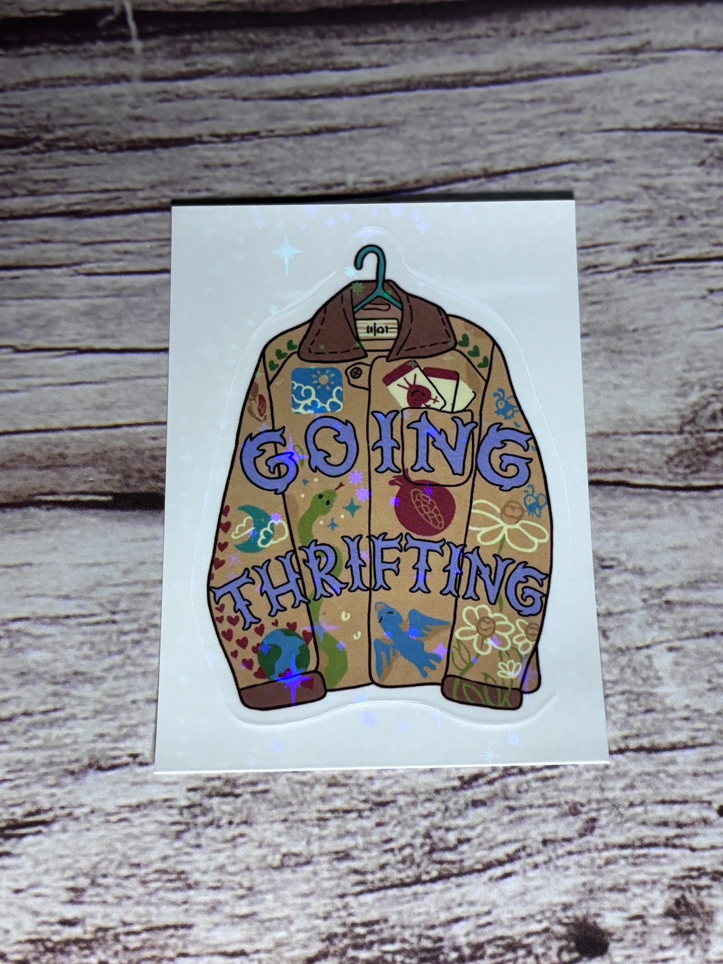 Going Thrifting - sticker