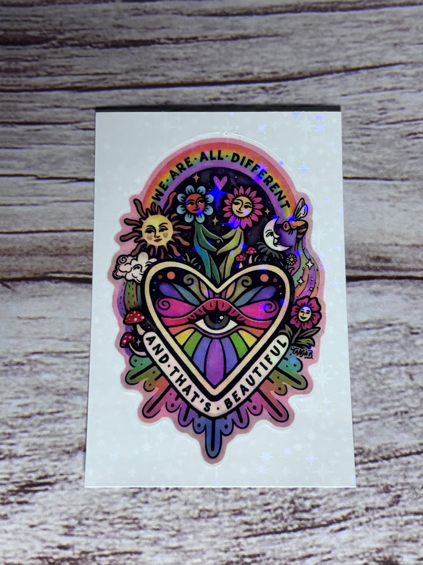 We Are All Different - sticker