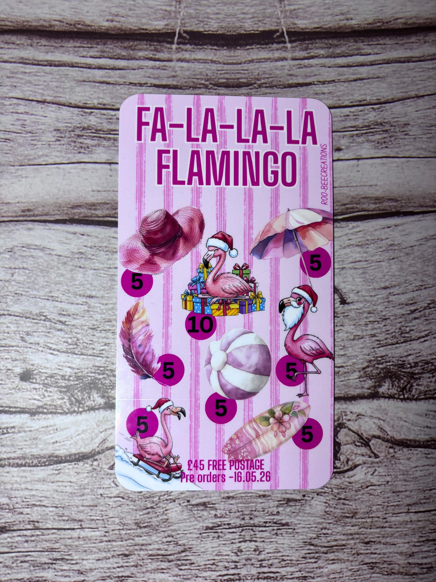 Fa-la-la-la flamingo
