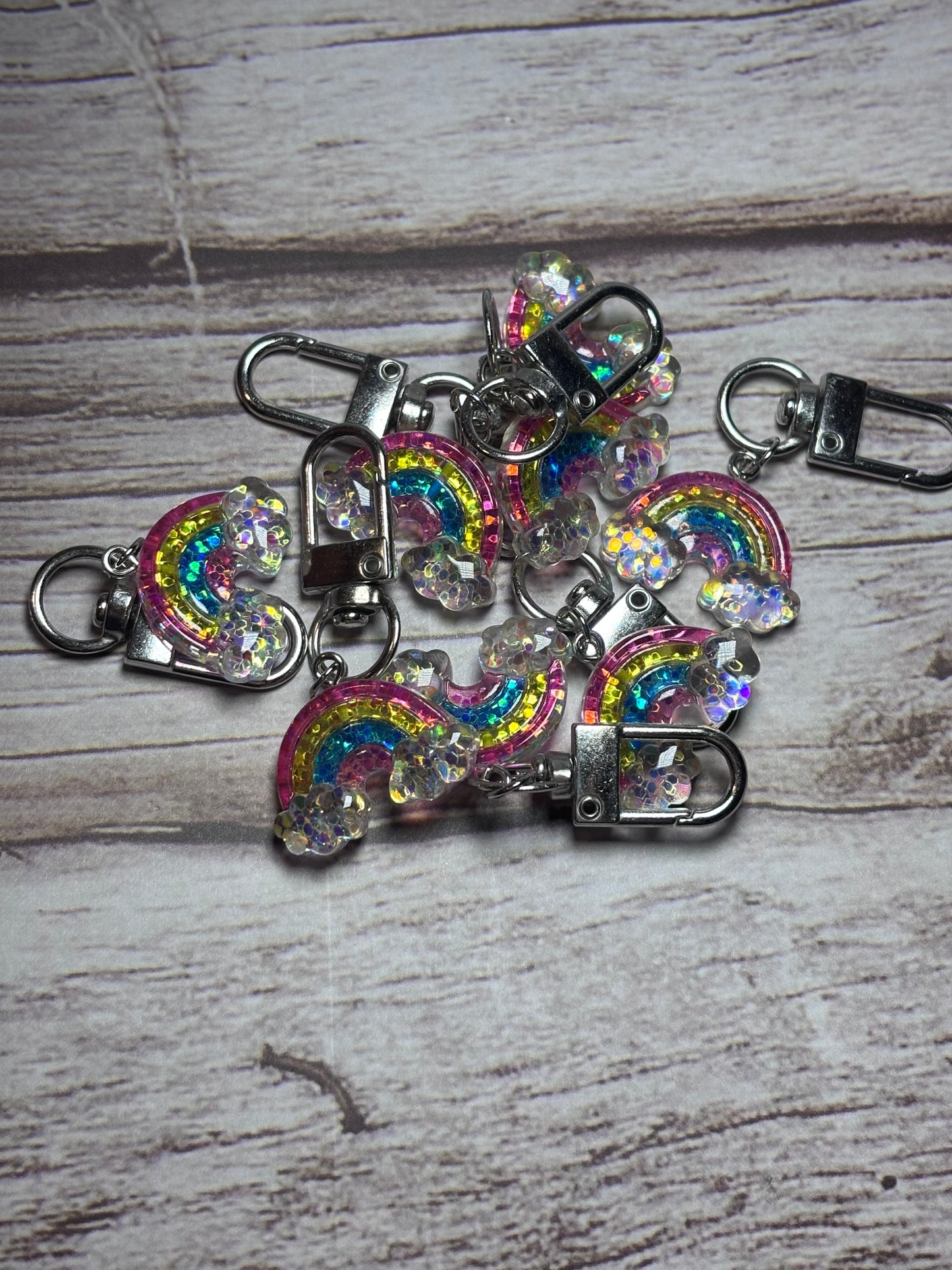 Rainbow Clasp Keychain