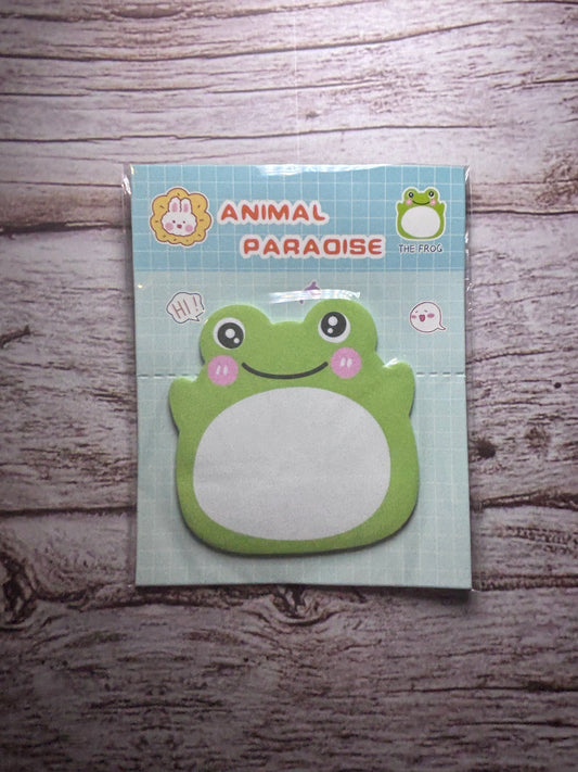 Frog sticky notes