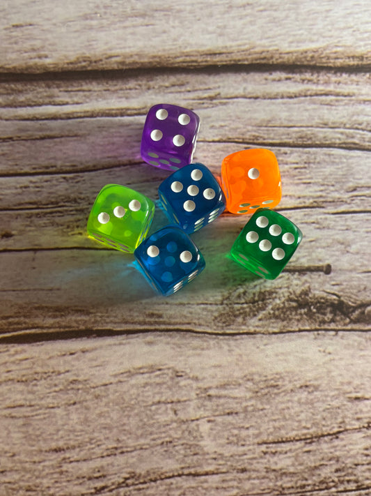 6 Sided Numbered Dice