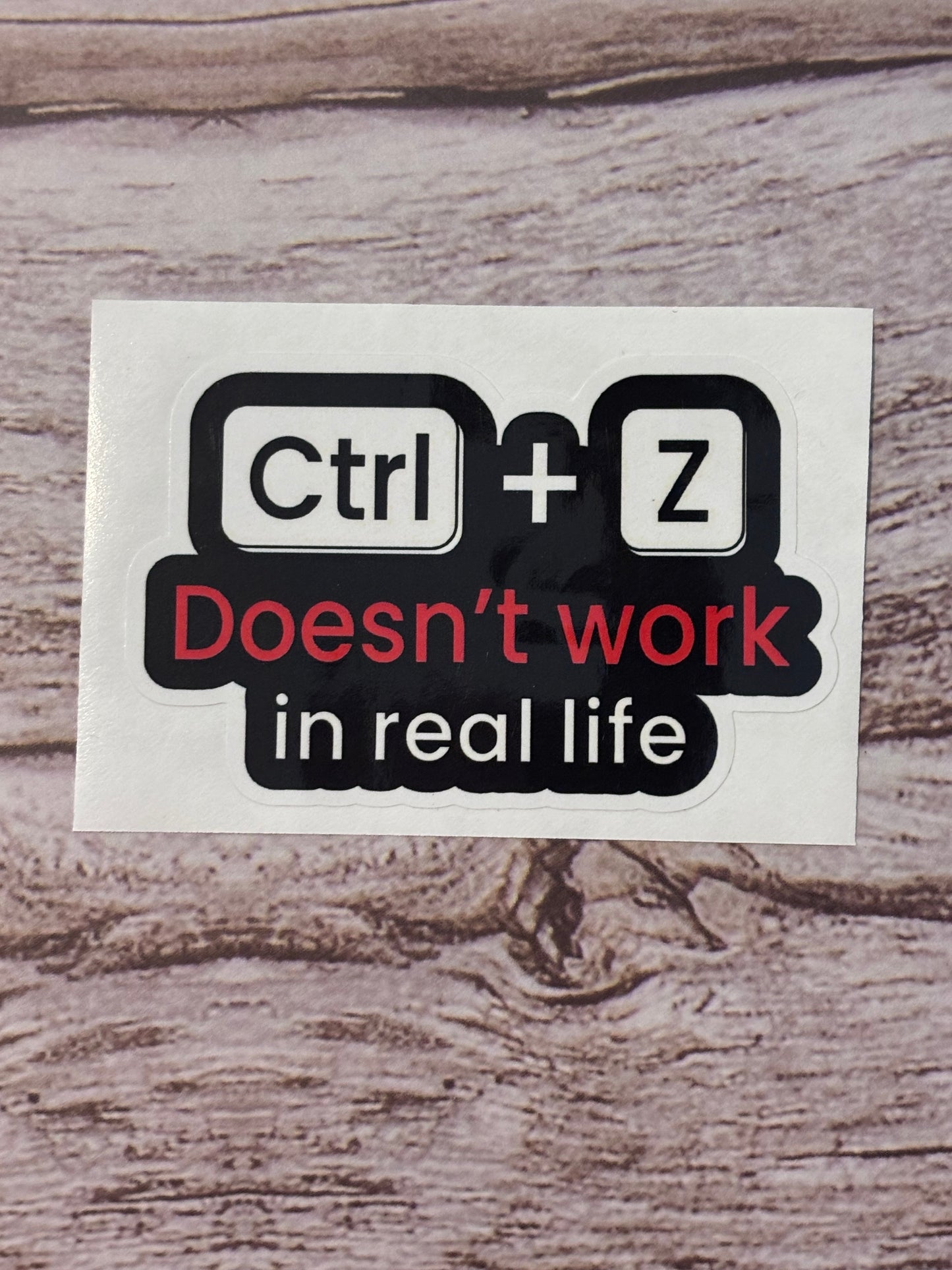 Ctrl + Z doesn’t work