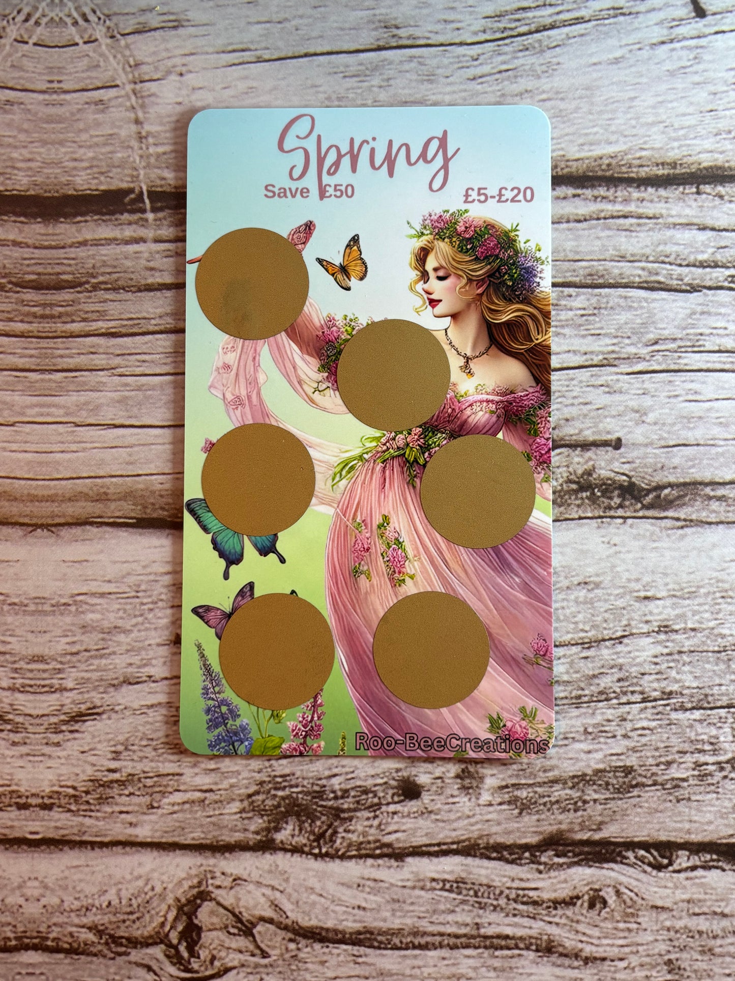 Seasonal Girl Scratch Off