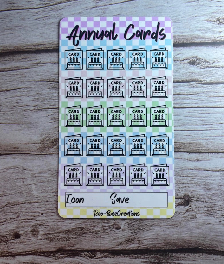 Annual cards
