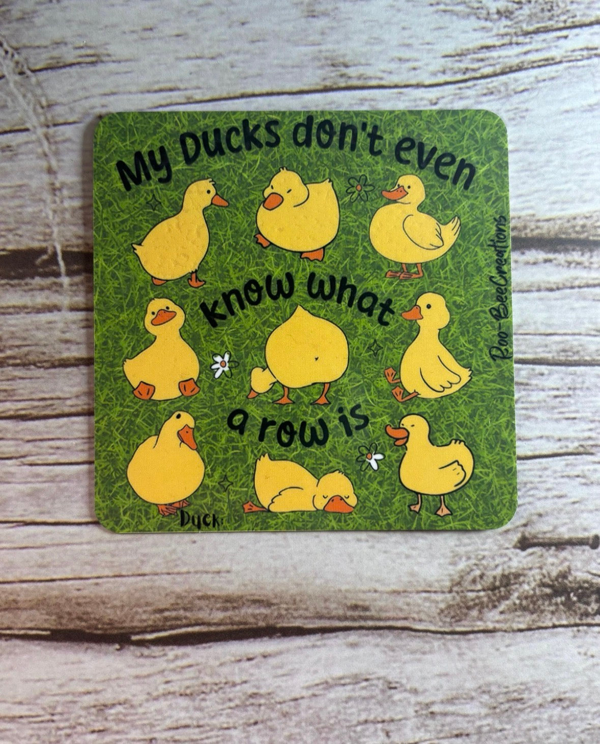 Ducks in a row