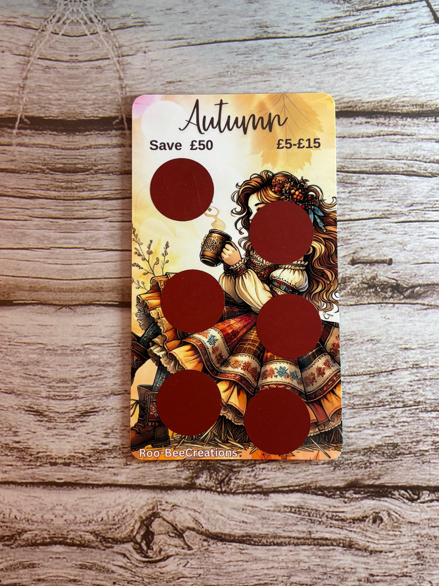 Seasonal Girl Scratch Off