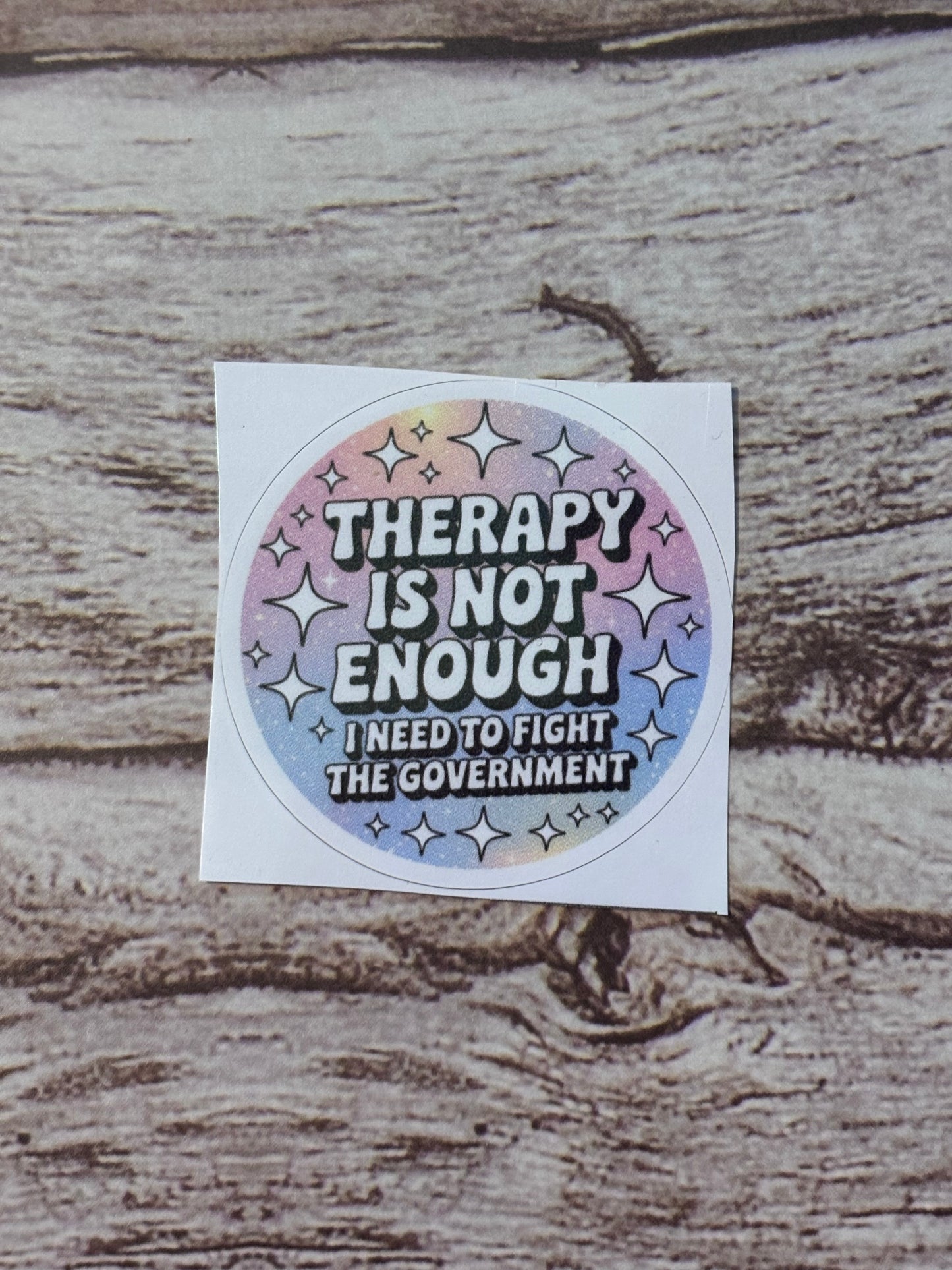 Therapy is not enough