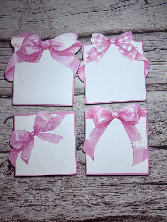 Bow sticky notes (1 Supplied)