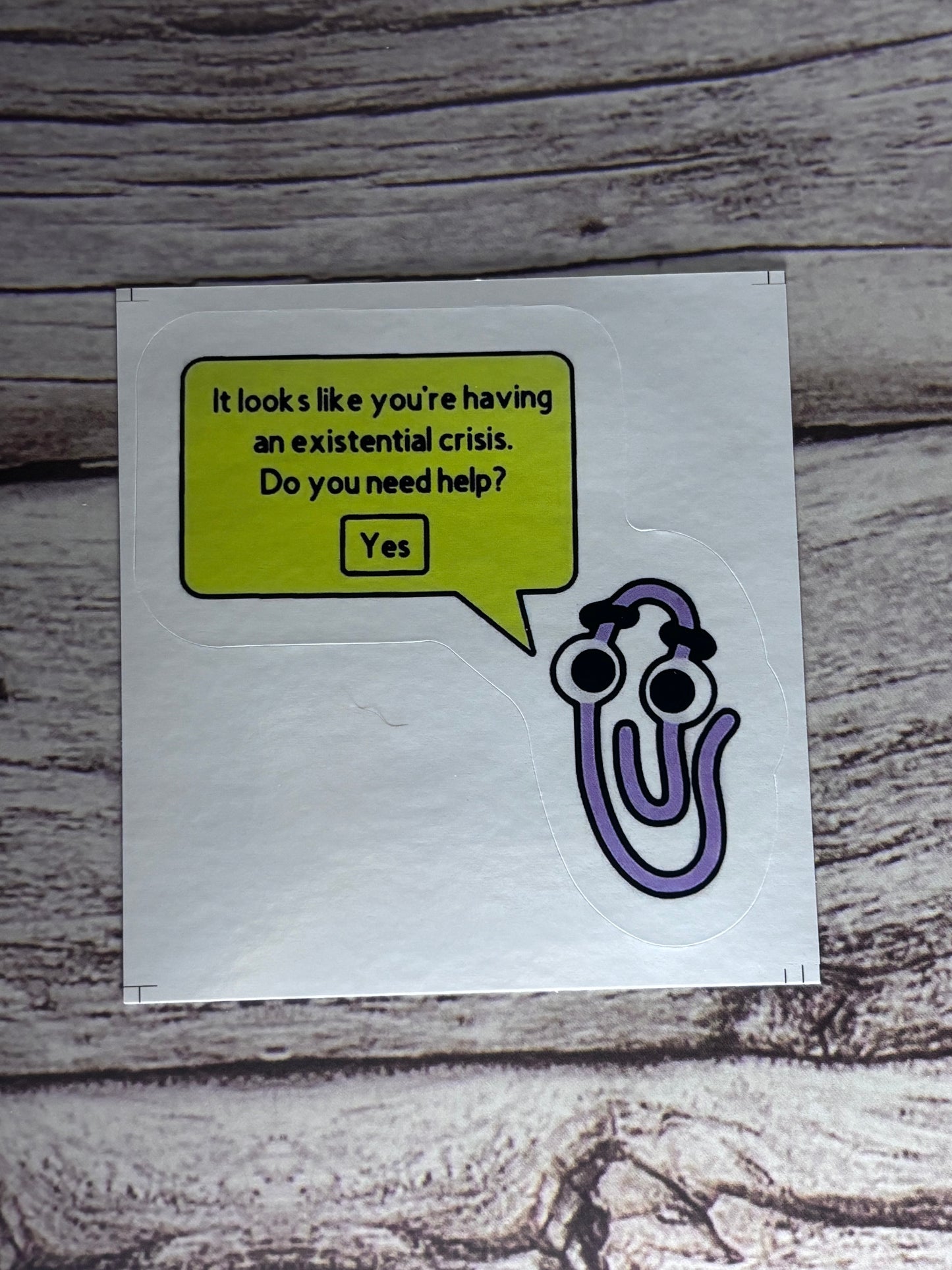 Existential Crisis - sticker