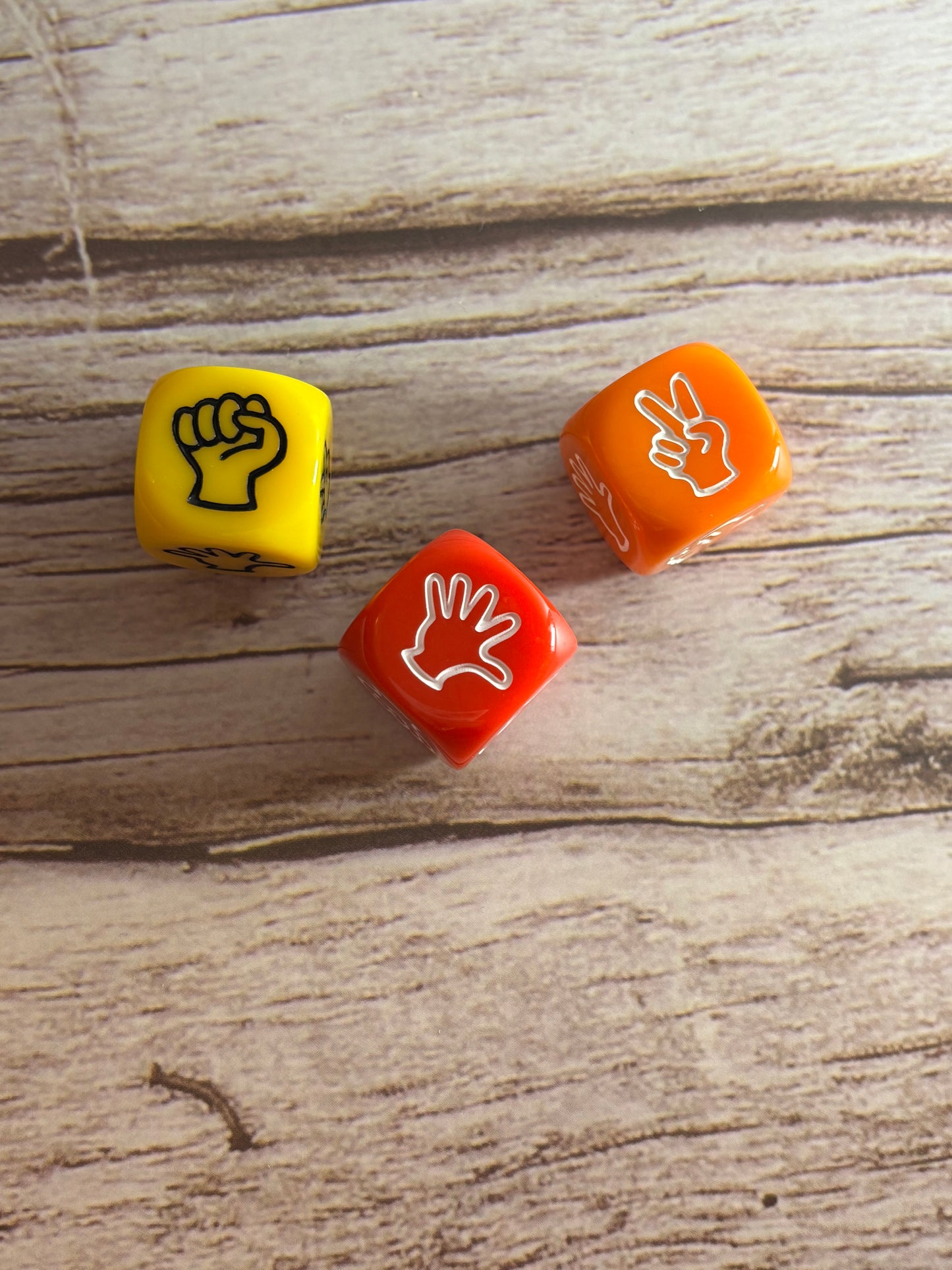 Rock, Paper, Scissors Dice